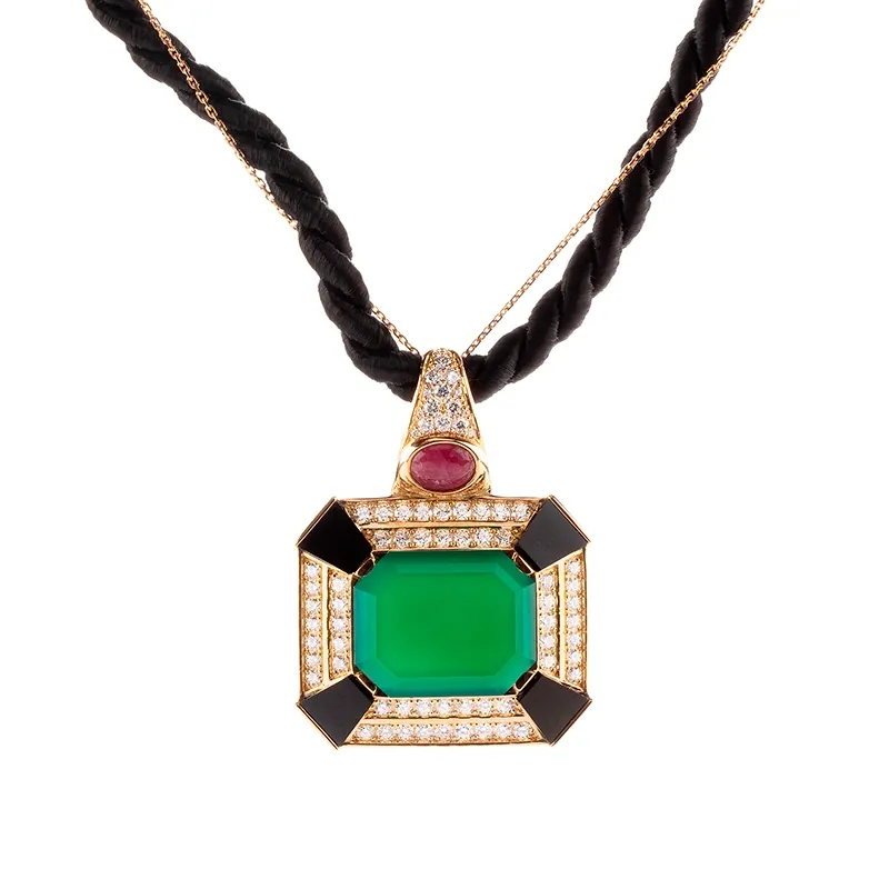 Collier émeraude