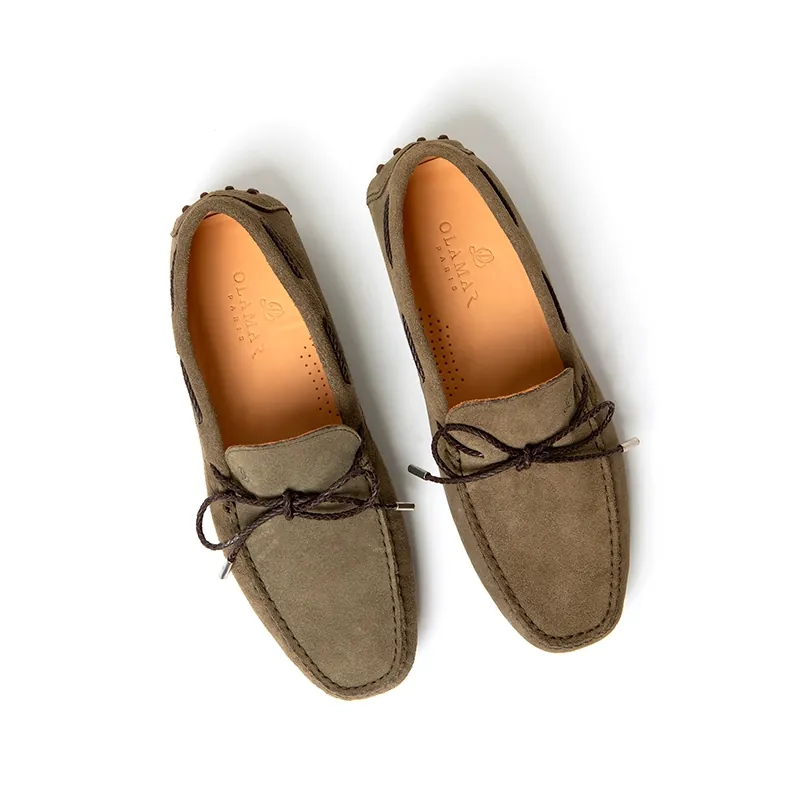 Mocassins en daim